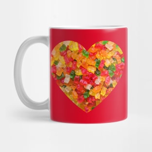 Gummy Bears Candy Heart Mug